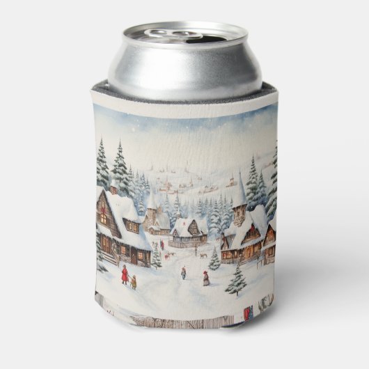 Vintag frohe Weihnachten Dosenkühler (Kanne Rückseite)