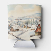 Vintag frohe Weihnachten Dosenkühler (Rückseite)