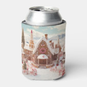 Vintag frohe Weihnachten Dosenkühler (Kanne Vorderseite)