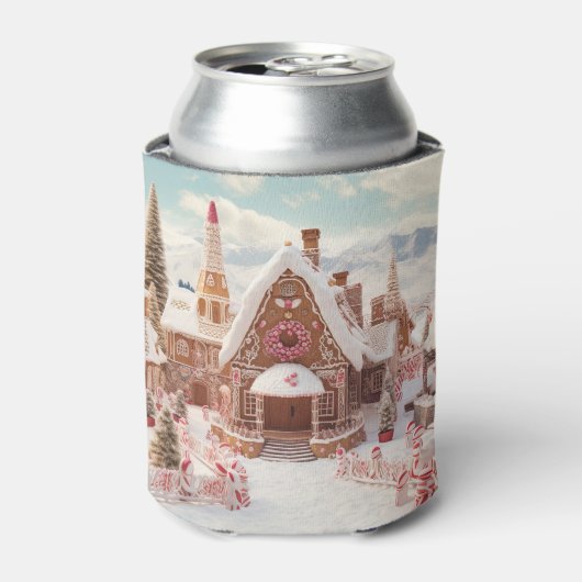 Vintag frohe Weihnachten Dosenkühler (Kanne Vorderseite)