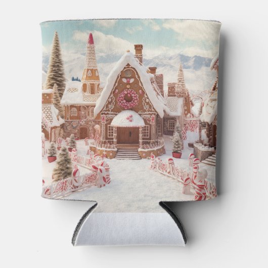 Vintag frohe Weihnachten Dosenkühler (Vorderseite)