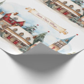 Vintag frohe Weihnachten Geschenkpapier (Ecke)