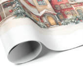 Vintag frohe Weihnachten Geschenkpapier (Rolleneckpunkt)