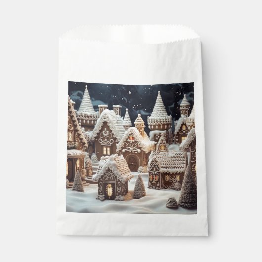 Vintag frohe Weihnachten Geschenktütchen (Vorderseite)