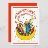 Vintag frohe Weihnachten - Glück im neuen Jahr auf (Vorne/Hinten)