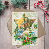 Vintag frohe Weihnachten Heilige Jahresgrüße