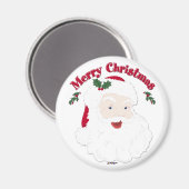 Vintag frohe Weihnachten Magnet (Vorderseite/Rückseite)