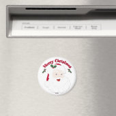 Vintag frohe Weihnachten Magnet (In Situ (Geschirrspüler))