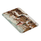 Vintag frohe Weihnachten Magnet (Rechte Seite)