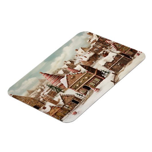 Vintag frohe Weihnachten Magnet (Linke Seite)