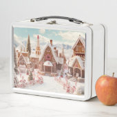 Vintag frohe Weihnachten Metall Brotdose (Beispiel)