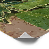 Vintag frohe Weihnachten Poster (Ecke)