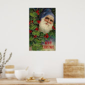 Vintag frohe Weihnachten Poster (Küche)