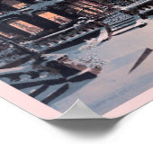 Vintag frohe Weihnachten Poster (Ecke)