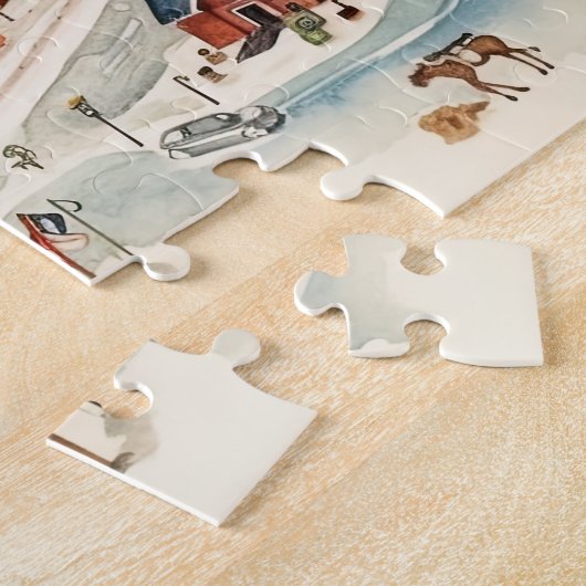 Vintag frohe Weihnachten Puzzle (Seite)