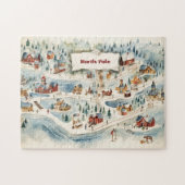 Vintag frohe Weihnachten Puzzle (Horizontal)