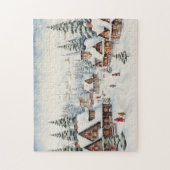 Vintag frohe Weihnachten Puzzle (Vertikal)