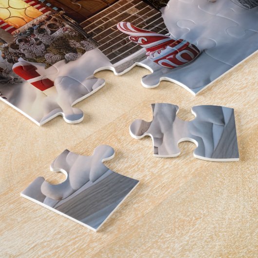 Vintag frohe Weihnachten Puzzle (Seite)