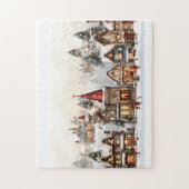 Vintag frohe Weihnachten Puzzle (Vertikal)