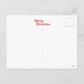 Vintag frohe Weihnachten Retro Santa Claus (Rückseite)