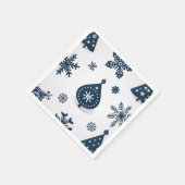 Vintag frohe Weihnachten Serviette (Ecke)