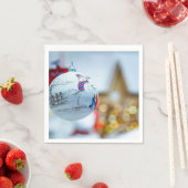 Vintag frohe Weihnachten Serviette (Beispiel)