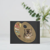 Vintag frohe Weihnachten und glückliche Neujahrska (Stehend Vorderseite)