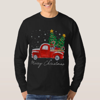 Vintag frohe Weihnachten Weihnachten Weihnachtsbau T-Shirt
