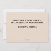 Vintag Frohe Weihnachten Weihnachtsmann Reindeer S (Rückseite)