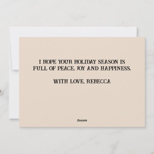 Vintag Frohe Weihnachten Weihnachtsmann Reindeer S (Rückseite)