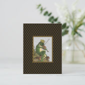 Vintag Froschprinz Charming Postkarte (Stehend Vorderseite)