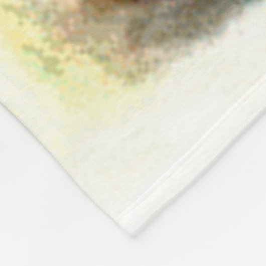 Vintag frostig der Schneemann Weihnachten Fleecedecke (Ecke)