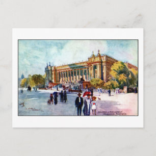 Vintag Fullwood Aquarelle Melbourne Australien Postkarte