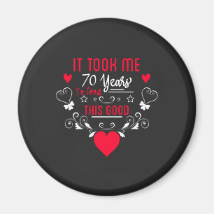Vintag Funny 70 Jahre alt Sprichwort Zitat Magnet