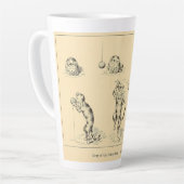 Vintag Funny Catnip Cat Milchtasse (Linke Ecke)