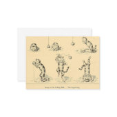 Vintag Funny Catnip Cat Mitteilungskarte (Vorderseite/Rückseite Beispiel)