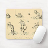 Vintag Funny Catnip Cat Mousepad (Mit Mouse)