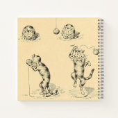 Vintag Funny Catnip Cat Notizblock (Rückseite)