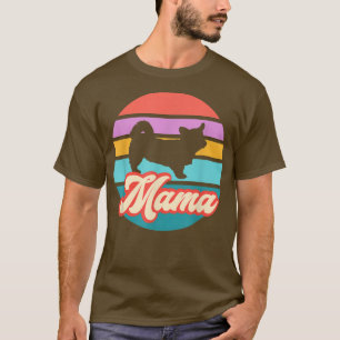 Vintag Funny Corgi Mama Hund Mama Muttertag Geburt T-Shirt