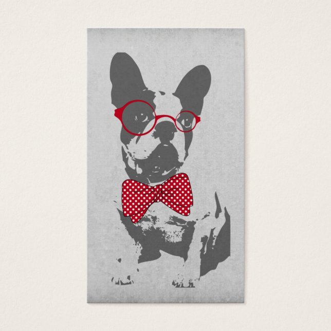 Vintag Funny French Bulldog (Vorderseite)