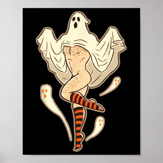 Vintag Funny Gay Halloween Poster (Vorne)