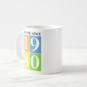 Vintag Funny Geburtstag Kaffeetasse (Vorderseite Links)