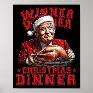Vintag Funny Humour Trump Gewinner Christi Poster
