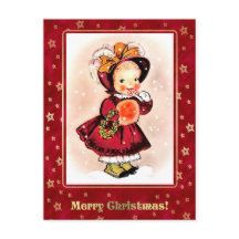 Vintag Funny Little Girl