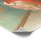 Vintag Funny Money Pig Poster (Ecke)