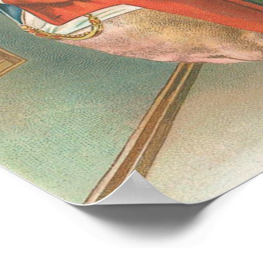 Vintag Funny Money Pig Poster (Ecke)