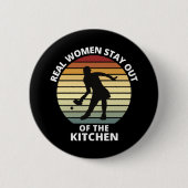 Vintag Funny Pickleball Button (Vorderseite)