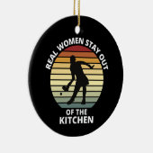 Vintag Funny Pickleball Keramik Ornament (Rechts)
