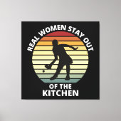 Vintag Funny Pickleball Leinwanddruck (Vorderseite)