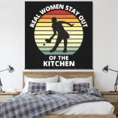 Vintag Funny Pickleball Leinwanddruck (Insitu (Schlafzimmer))